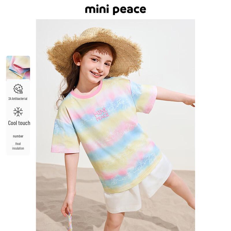Короткая футболка для девочек MiniPeace