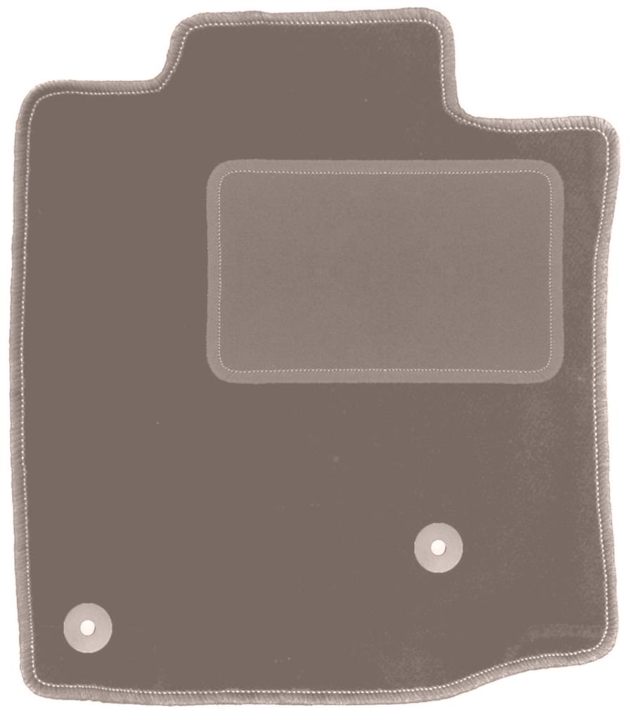Beige driver's mat for: Toyota Land Cruiser J150 off-road (2009-)