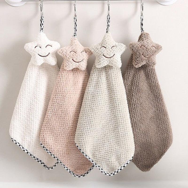 High Quality Wipes Kitchen Hand Towel Cute Hand Towel Hanging Absorbent Hand Towel Small Towel Wipe Dry Wipe Handkerchief