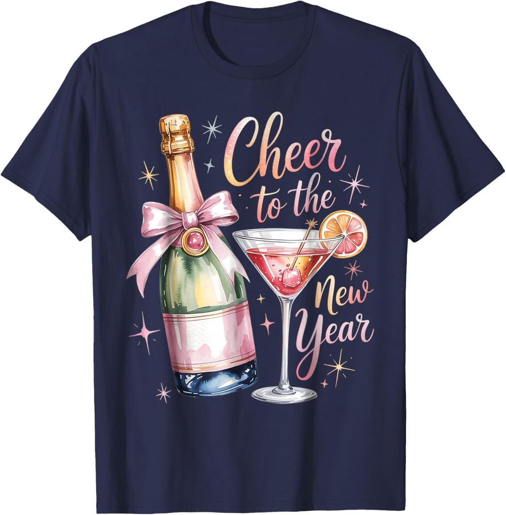 Cheers to The New Year 2026 - Champagne NYE Party Unisex T-Shirt