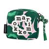 Косметичка Marimekko Niekka Mini Unikko, Темно-зеленый/Розовый Цветочный узор, 95661 095661 360, Скандинавский Дизайн, Североевропейский Декор для Дома [Параллельный импорт]