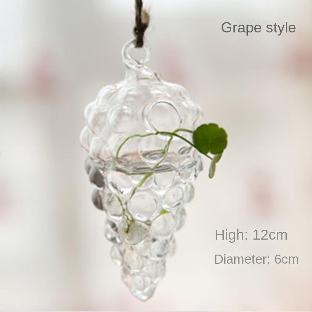 Gifts Hydroponics Hanging Glass Vase Garden Supplies Home Decoration Terrarium Container Portable Flower Plant Pots