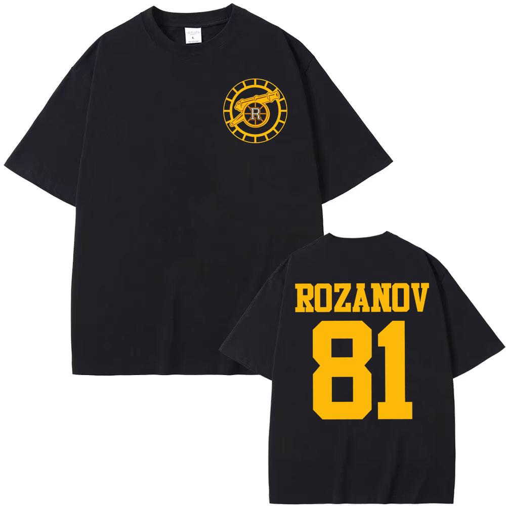 Heated Rivalry Ilya Rozanov 81Boston Raiders T Shirt Men Women Fashion Trend Hip Hop T Shirts Summer Casual Fleece Tshirt Tops