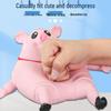 Pink Pig King Stress Relief Toy - Cute Squeeze Gorilla for Fun & Relaxation