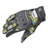 Komine GK-215 Protective 3D Mesh Gloves for Motorcycles Blue Yellow Camo XL