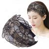 Women's Non-Slip Gray Hair Cover Headband with Teeth