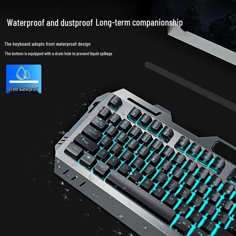QianXingZhe GX80S Wired Gaming Keyboard with Mechanical Feel