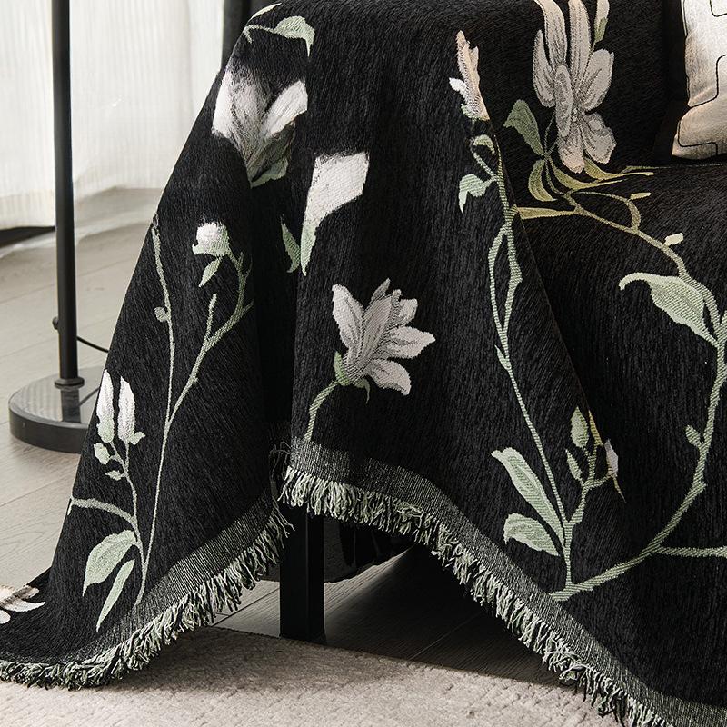 Chenille Sofa Towel Four Seasons All-Inclusive Sofa Cover Dust Cover Living Room One-Piece Sofa Large Cover Cloth