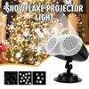 LED Waterproof Christmas Snowflake Projector Light Garden Lawn Lamp Decor