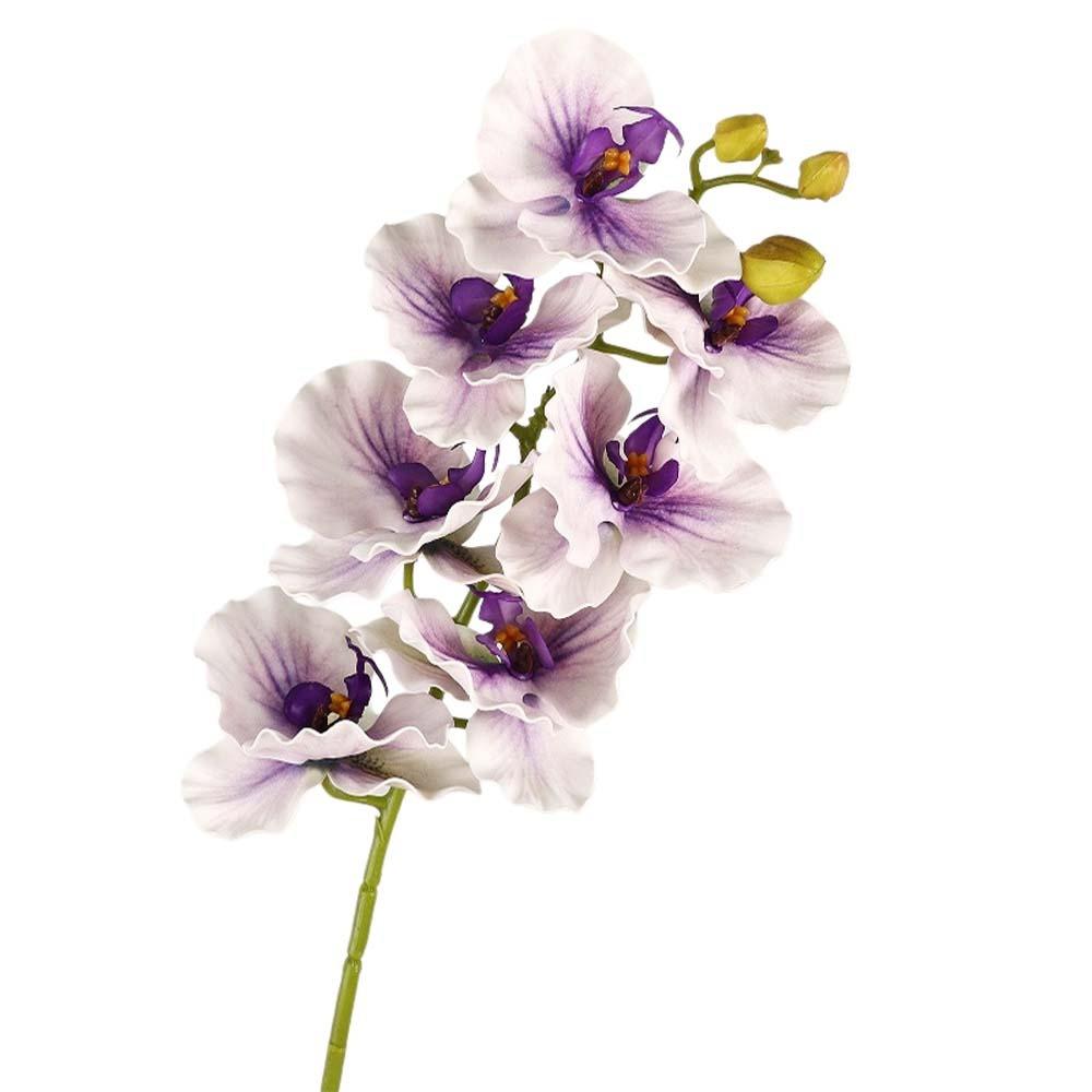 Butterfly Orchid Artificial Orchid Flower Real Touch Realistic Simulation Big Moth Orchid Luxury Handmade Fake Flower Branch