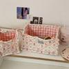 Square Storage Box Bear Pattern Organizer Box New Desktop Storage Basket  Home Decoration