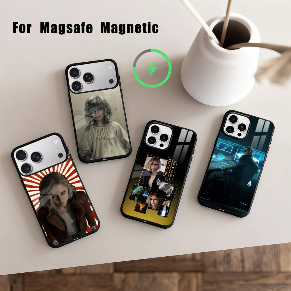R-Resident E-EvilR-Requiem-M RERGanmePhone Case For iPhone 17,16,15,14,13,12,Plus,Pro,Max for Magsafe Magnetic Wireless Charging