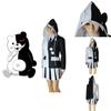 Женский аниме костюм для косплея Danganronpa, выполненный с изысканным мастерством и из дышащей ткани