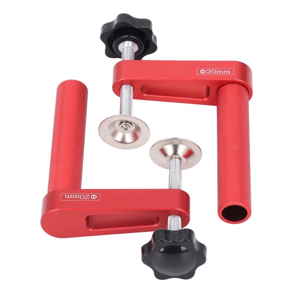 2pcs Aluminium Alloy Bench Dog Clamp 20mm Diameter Bench Dogs Hole Hole Clamp For Woodworking