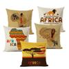 Deco Pillowcase Map of Africa Decorations Inside Throw Pillowcase On Pillow Room Sofa Pillowcase To Bed Pillowcase To Pillow