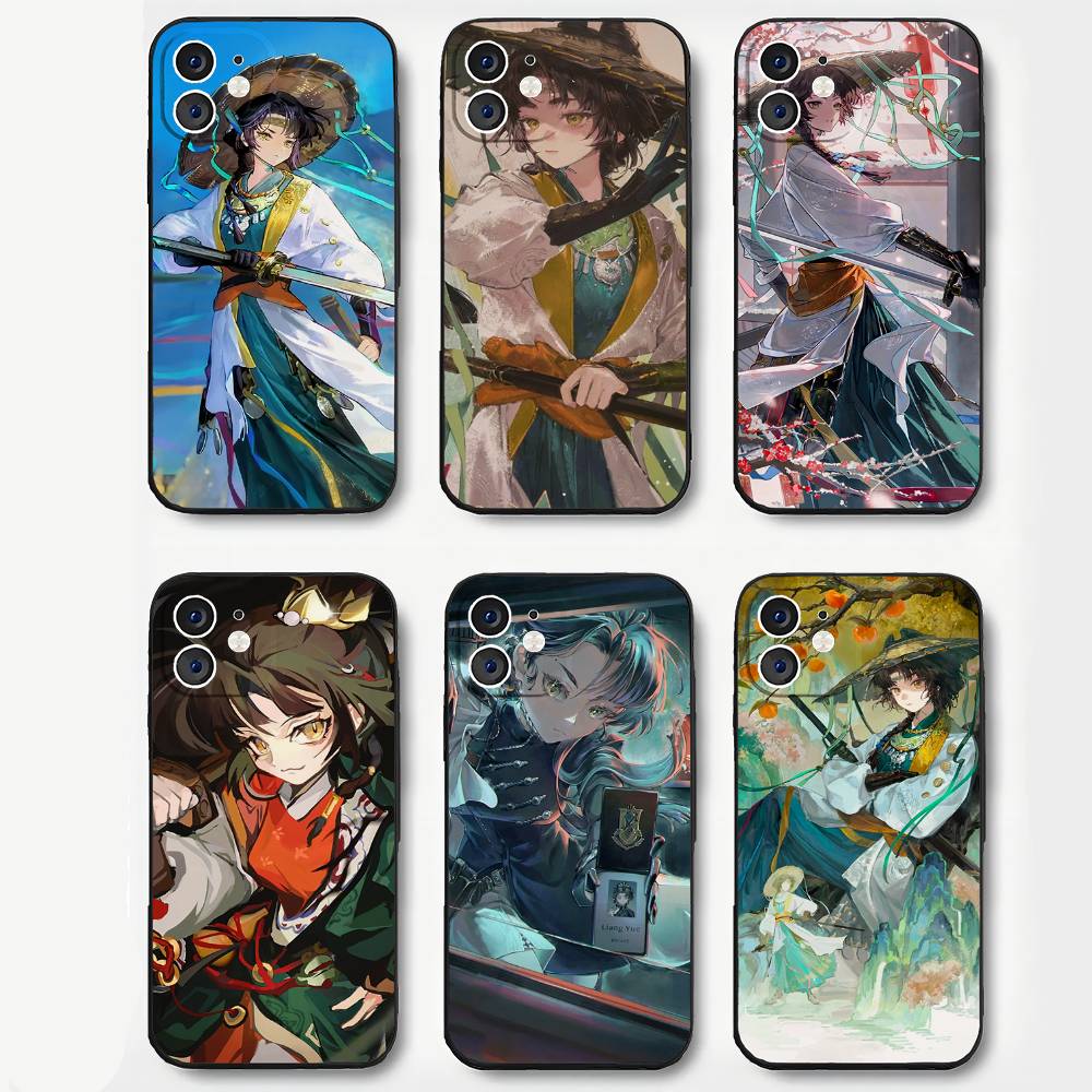 Чехол для телефона Liang Yue Anime Reverse 1999 для iPhone 17 Air 16 15 14 13 Pro Max 11 12 Черный силиконовый чехол