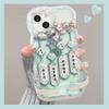 Сырые цветы подходят для чехла мобильного телефона Apple 17promax iphone15 двойной кронштейн 16 Guofeng 14 прозрачный силикон.