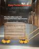 4PCS Machinery Skate Dolly, 26455LBS/12T Industrial Machinery Mover, Heavy Duty Carbon Steel Machinery Moving Skate & 4 Carbon Steel Wheels and 360°