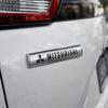 1pcs Mitsubishi metal Car Fender side logo Car door Rear Bumper tail door Emblem car door Car emblem sticker styling Accessories