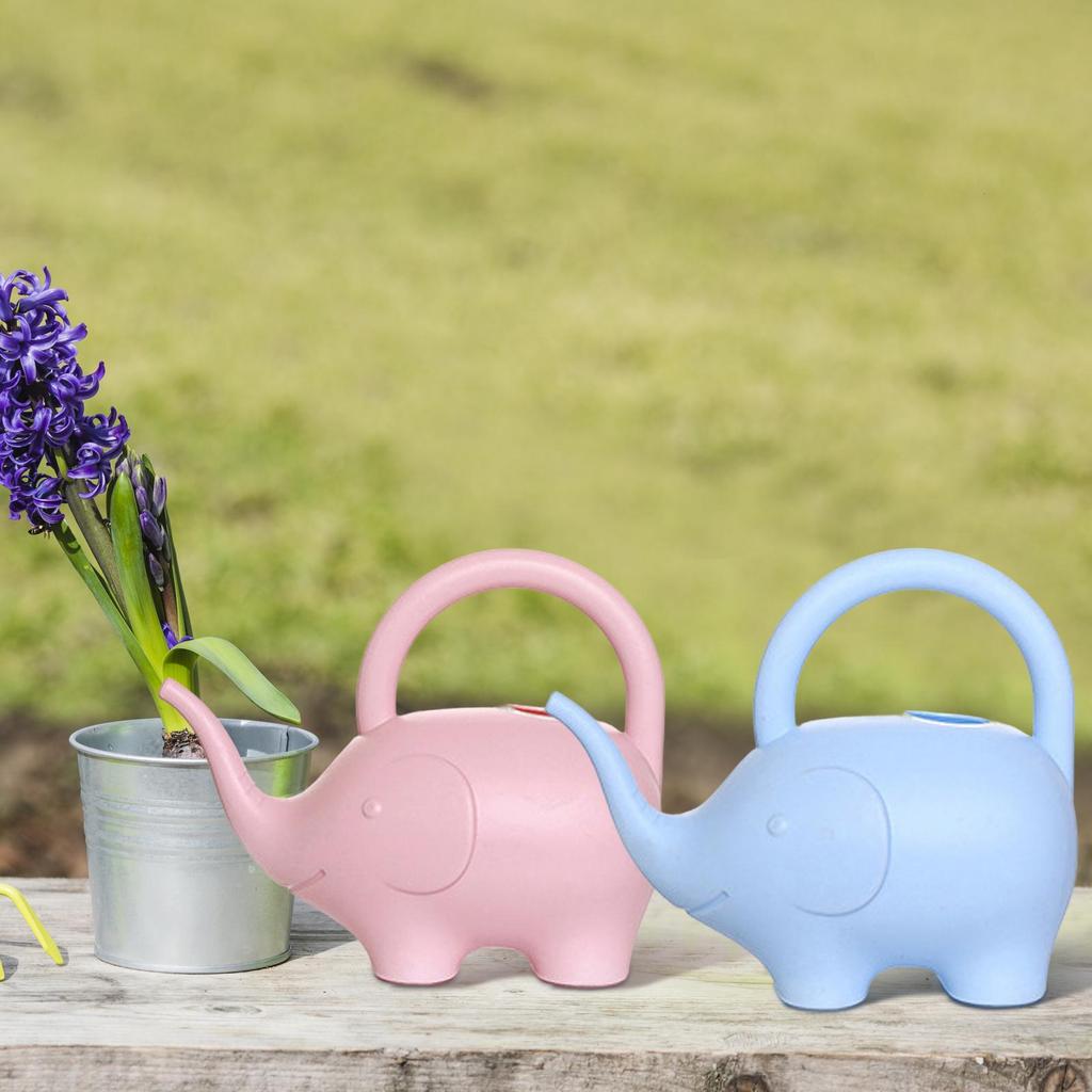 Garden Water Can Elephant Watering Can Portable Handle Comfortable Grip Animal