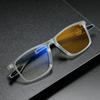 Vintage Far Sight Photochromic Glasses Fashion Sqaure HD Lens Reading Glasses Men Women Intelligent Sun Glasses 0+1.0+2.0+4.0