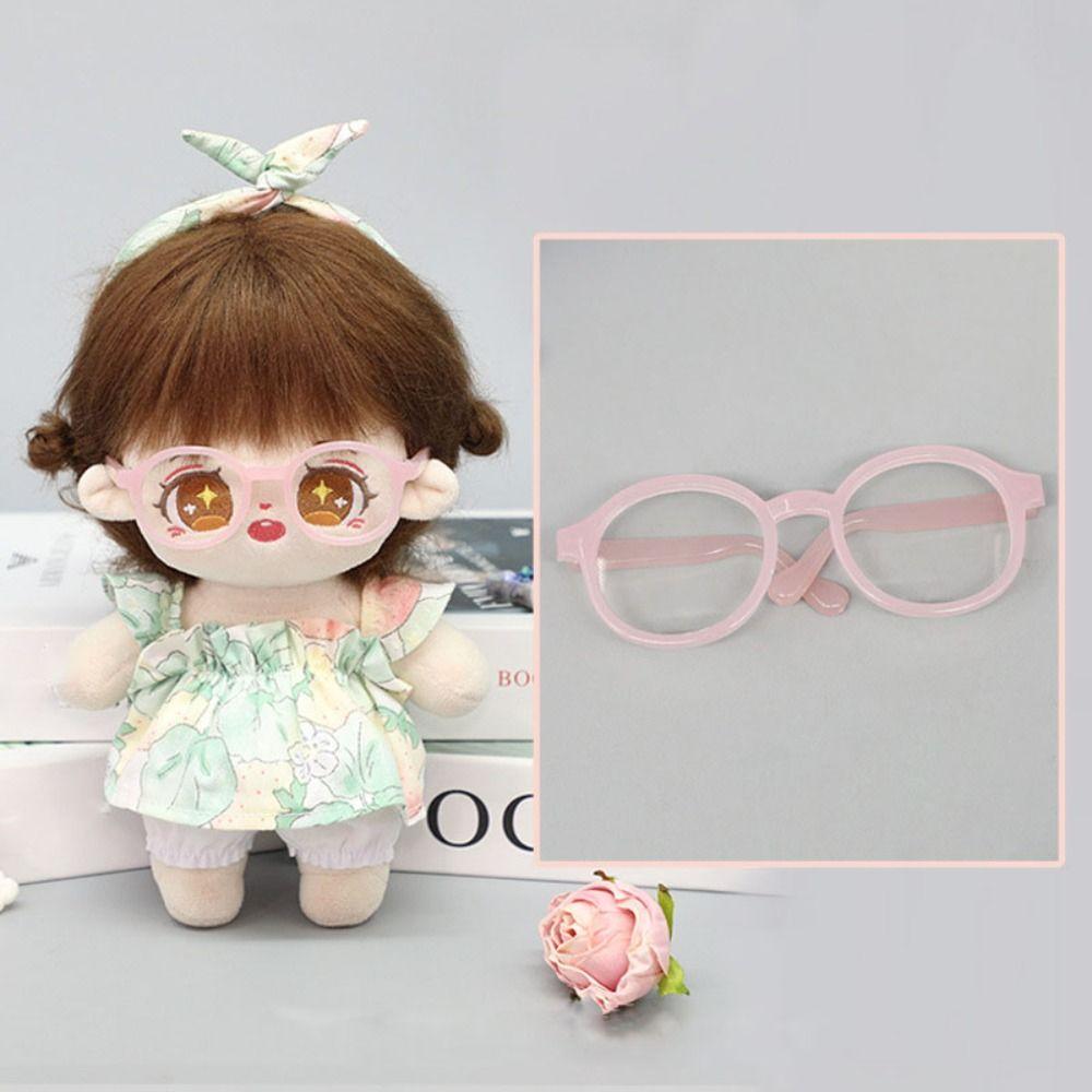 Fashion Doll Glasses Cute Crown Eyeglasses New Cotton Doll Frame 20cm Cotton Dolls