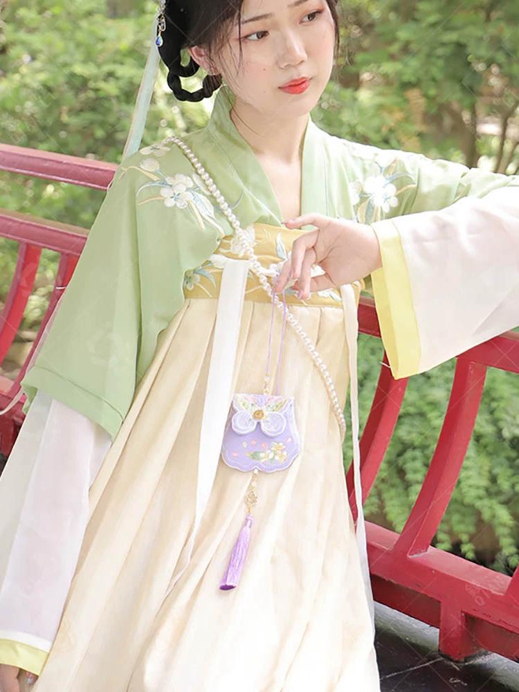 Mid-Autumn Festival Perfume Bag Sachet Empty Bag Portable Han Chinese Clothing Accessories Pouch Embroider Pendant Chinese Ancient Style Mosquito