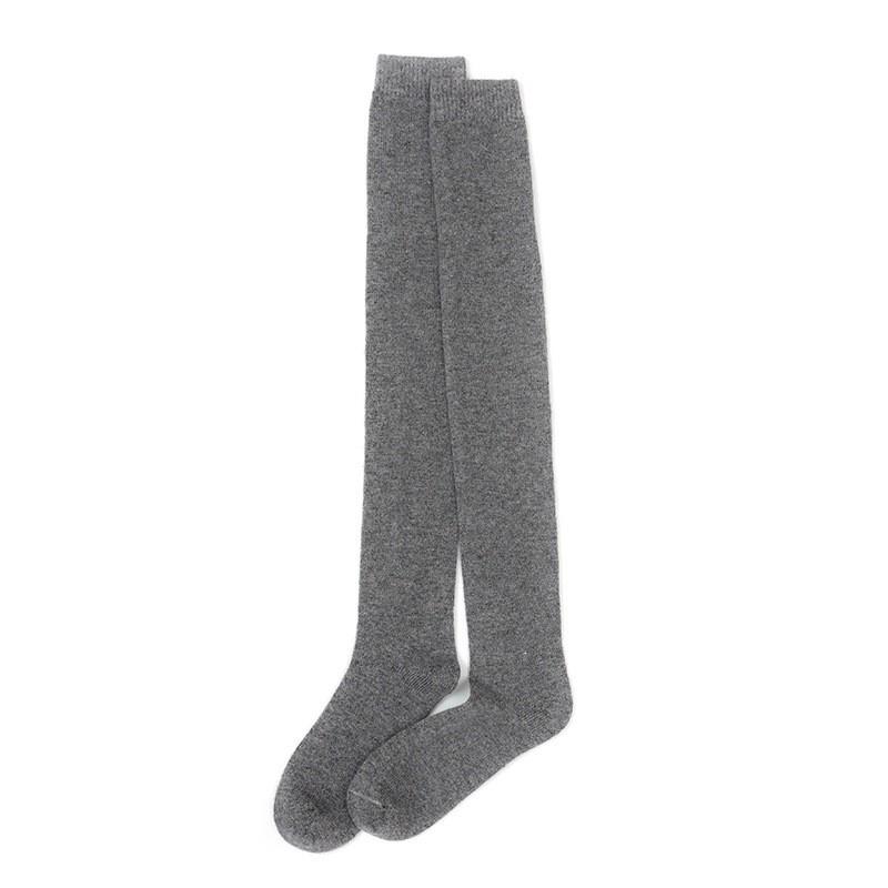 Womens Cashmere Over-Knee High Socks Warm Slim Casual Soccer