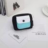 Multifuctional Canvas Coin Purse Contrast Color Mini Storage Bag Fashion Earphone Bag  Outdoor
