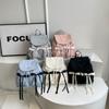 Casual technology cloth bow backpack women's bag 2026 new niche double backpack simple travel bag
