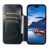 SUTENI J05 Чехол для iPhone 17 Pro Совместимый с MagSafe Текстурированная ПУ-кожа Чехол-книжка