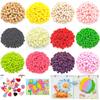 100/150 шт. DIY ремесла смешанные красочные мини-пушистые помпоны мяч фетр украшения материал ручной работы помпон мягкий пушистый разноцветный