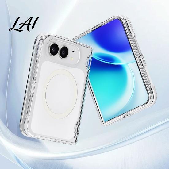 Anti-fingerprint Protective Skin Magnetic Slim Phone 2026 Clear IPhoneDuo Case for Anti-yellowing Acrylic Cover Scratch