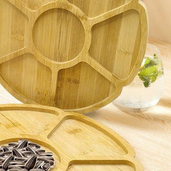 Поднос для закусок в форме цветка, бамбуковая доска для сырной тарелки, для вечеринки, свадьбы, гравированный подарок для приема гостей, декор для дома