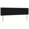 Headboard Dark Grey 180 cm Cord Fabric