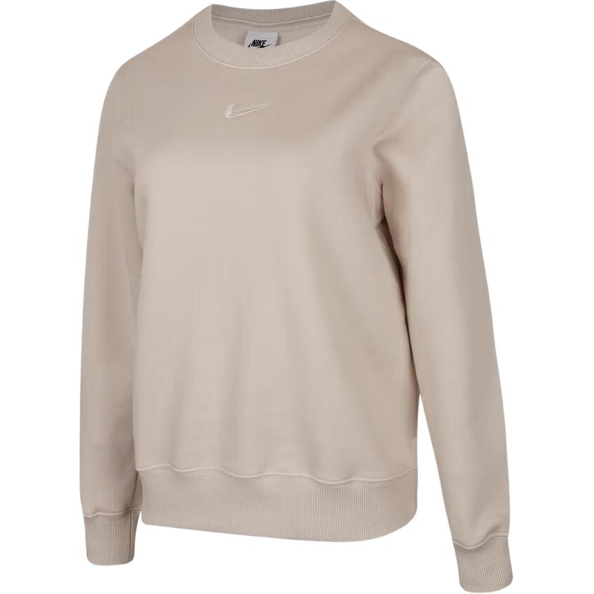 Nike Phnx Flc Std Crew Однотонный пуловер с круглым вырезом Женский свитшот DQ5752104