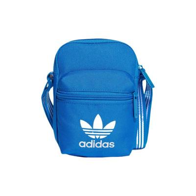 Оригинальная полиэстеровая сумка-кроссбоди унисекс синяя Adidas IS4370