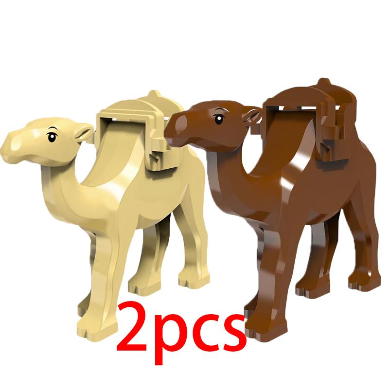 Средневековый Военный Замок Рыцарь Строительные Блоки Езда на Лошади Волк Медведь Слон Животное Жилет Оружие Флаг Седло Игрушка Кирпич Подарок A06