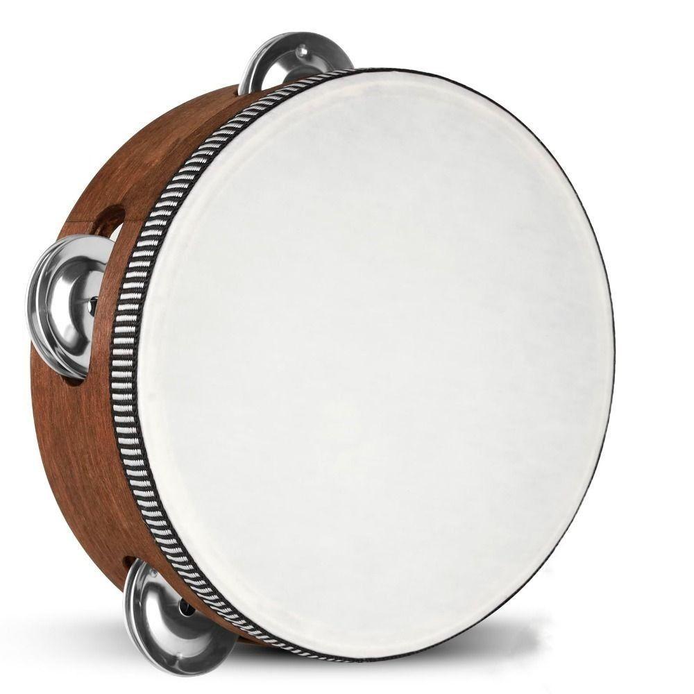 Dancing Toys Tambourines Musical Instrument 4/6/7/8/9/10in Percussion Drum Kids Games