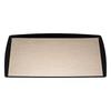 Made In Simple and Long Rectangular Wood Champagne with Black Small X X J-kitchens Placemat/Tray, Japan, Luxurious, 5-Shaku (1.5 Ft) High-Rimmed,