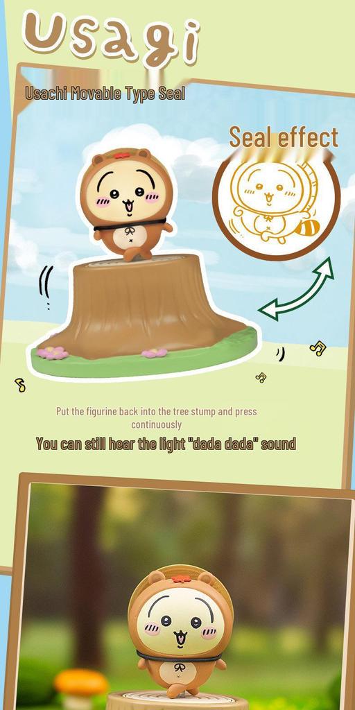 Оригинальная кукла-украшение Jiji Kawaii - Forest Fashion Show из серии почтовых марок, упакованная в закрытую коробку.