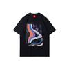 Li Ning Sports Basketball Series Printed Casual Short Sleeve T-Shirt Men Tops Black AHSR355-1