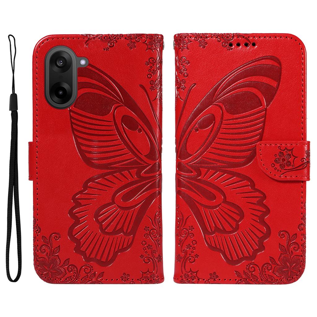 For OnePlus Nord CE5 5G/OnePlus Ace 5 Racing 5G Case Butterfly Pattern PU Leather Folio Flip Phone Cover