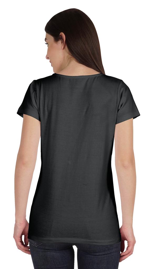 Inkmeso Scoop Neck Basic Tee Casual Short Sleeve Cotton Plain Tshirt Top