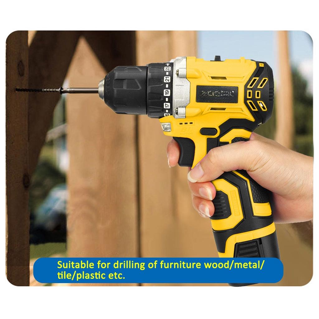 16.8V Электрическая отвертка Мини Беспроводной Драйвер с 1/2 шт. Литий-ионной батареей Аккумуляторная дрель Домашние DIY Электроинструменты