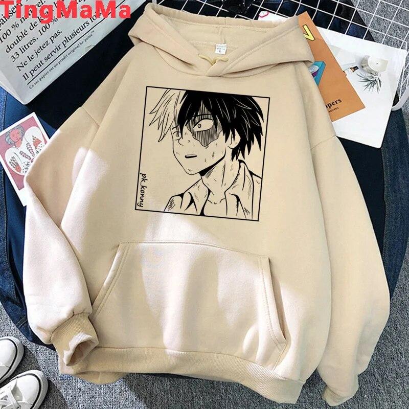 Толстовки My Hero Academia Shoto Todoroki унисекс y2k с эстетическим принтом, корейский пуловер унисекс 2021, толстовка унисекс 2021