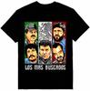 Cartel Empire Los Mas Buscados Мужская тяжелая футболка Печать на футболке Shaka Wear Унисекс футболка