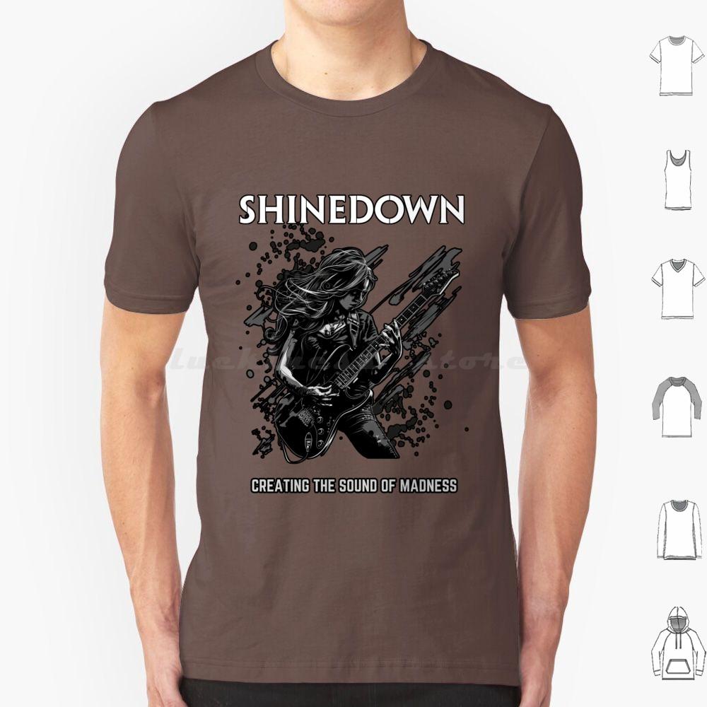 Creating The Sounds Of Madness T Shirt Cotton Men Women DIY Print Shine Down Rockband Rockmusic Fan Band