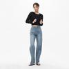 Брюки LAP Long Slim Washed Raw Bootcut Aq2Dp567