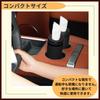 ideamall Car Tissue Case Tube Tissue Holder for Car Easy Installation Punching Leather Black